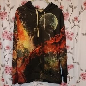Graphic Black and Red Women's Hoodie